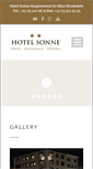 Mobile Screenshot of hotel-sonne.ch