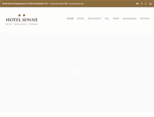 Tablet Screenshot of hotel-sonne.ch