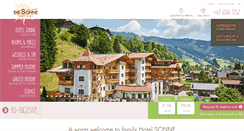 Desktop Screenshot of hotel-sonne.at